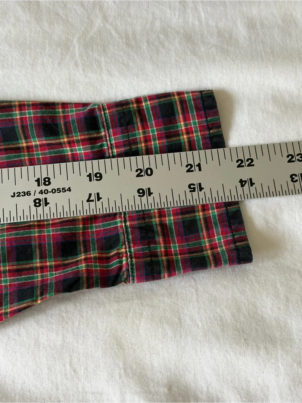 Ralph Lauren Boys L 14-16 Plaid Cotton Poplin Button Down Shirt Preppy Academia